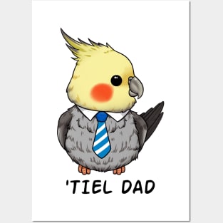 Proud Tiel Dad: Passionate Parrot Lover Design Posters and Art